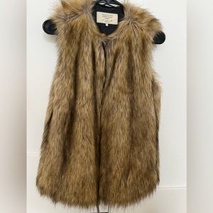 Zara Trafaluc Faux Fur Vest